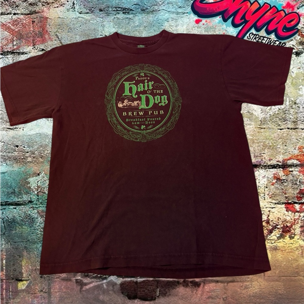 Vintage Black Hair of the Dog Irish Pub Shirt